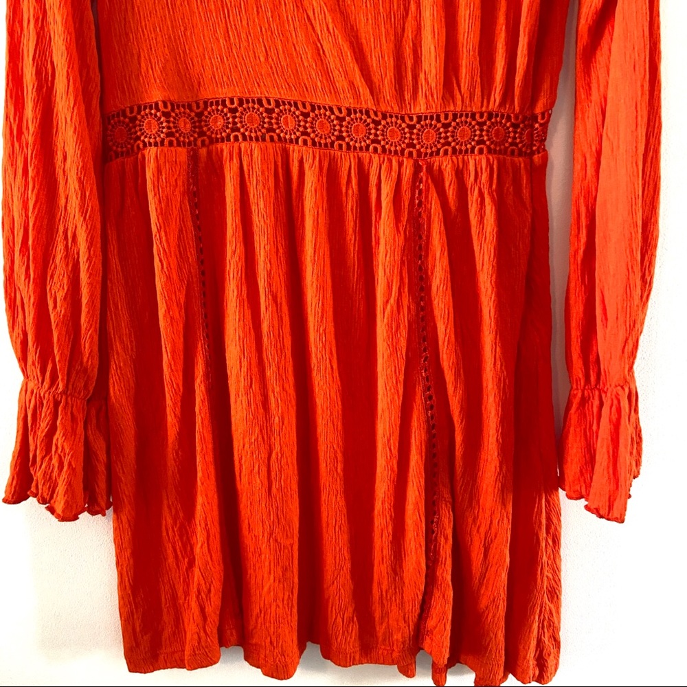 ASOS Design Extreme Scoop Neck Sundress Lace Trim - Picture 2 of 8